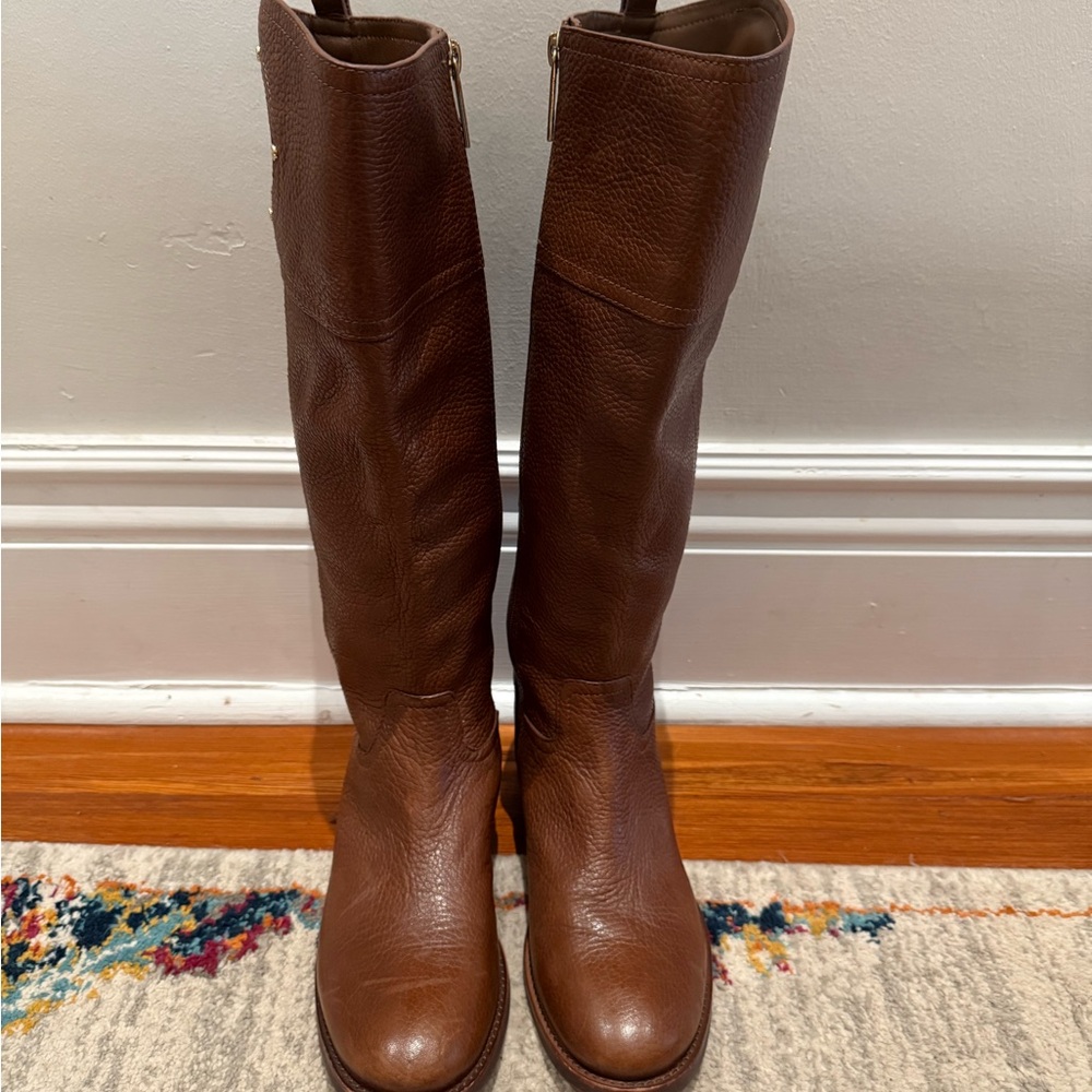 Tory Burch Brown Over the Knee Boots Equestrian Style